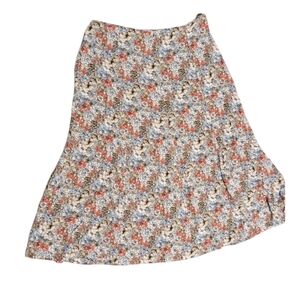 Christopher‎ & Banks Floral Skirt - Multicolor